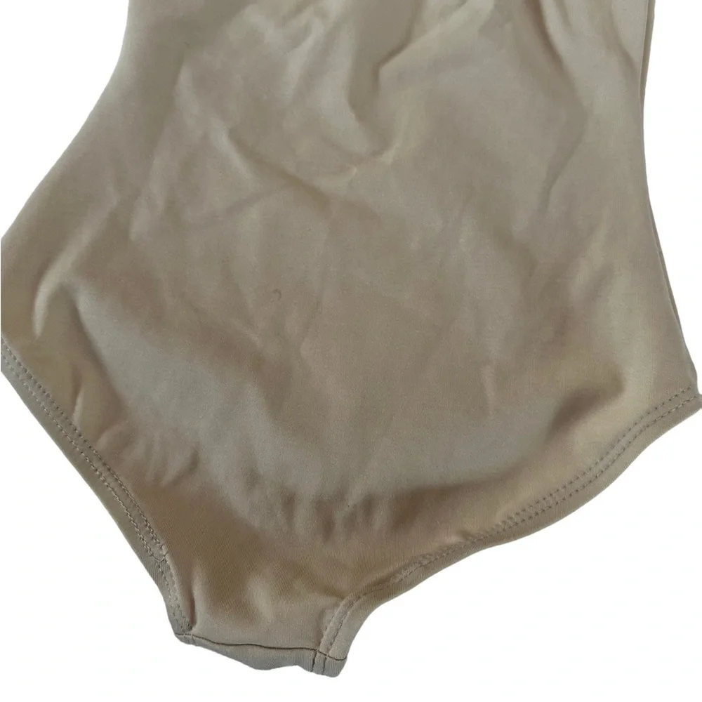 Capezio Nude Ballet Bodysuit Leotard Size M